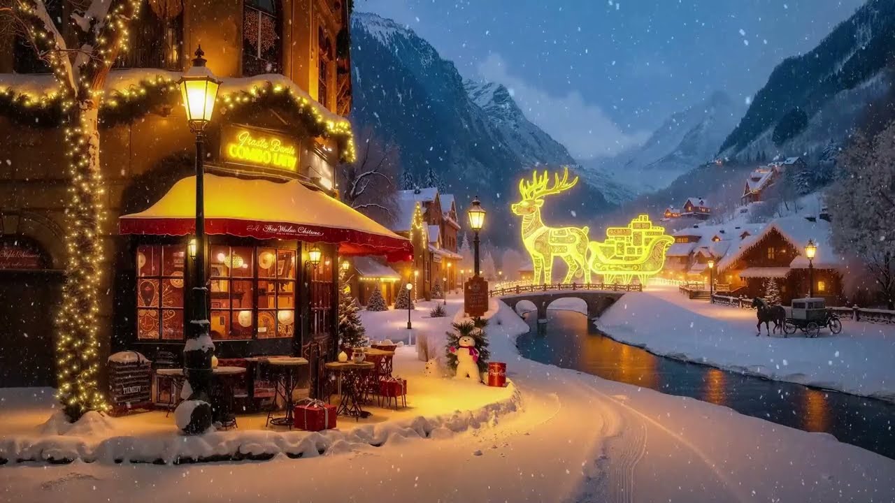 Cozy Winter Jazz & Coffee Shop Ambience 🔥 Relaxing Smooth Piano Jazz for Study, Focus