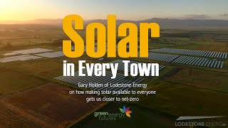 Solar in Every Town - Solar for everyone, the solution to an affordable, net-zero grid