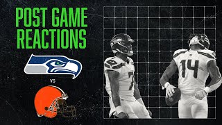 Seahawks vs Browns  Instant Reactions