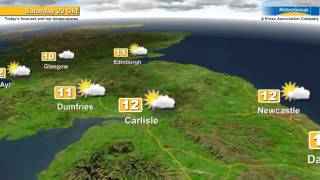 Weather forecast for Sat 20th Oct 2012