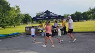 Cinco De Mayo 5K run, with Cynthia and coworkers. 