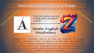 11 Advanced English Vocabulary Words You Need to Know | Improve Your English Vocabulary
