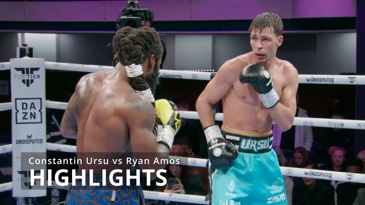 Constantin Ursu vs Ryan Amos HIGHLIGHTS