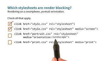 Which stylesheets are render blocking? - Website Performance Optimization
