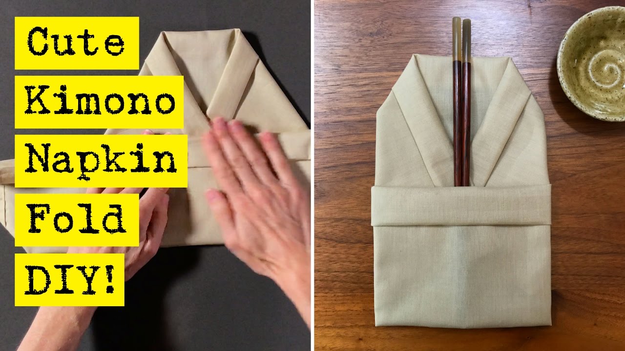 Stylish Napkin Folding Techniques to Impress, MUSUBI KILN