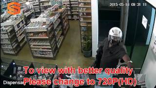 [HD] CCTV Footage Inside Pharmacy Same Thief