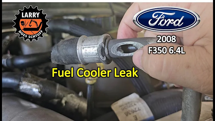 6.4L fuel cooler leaks