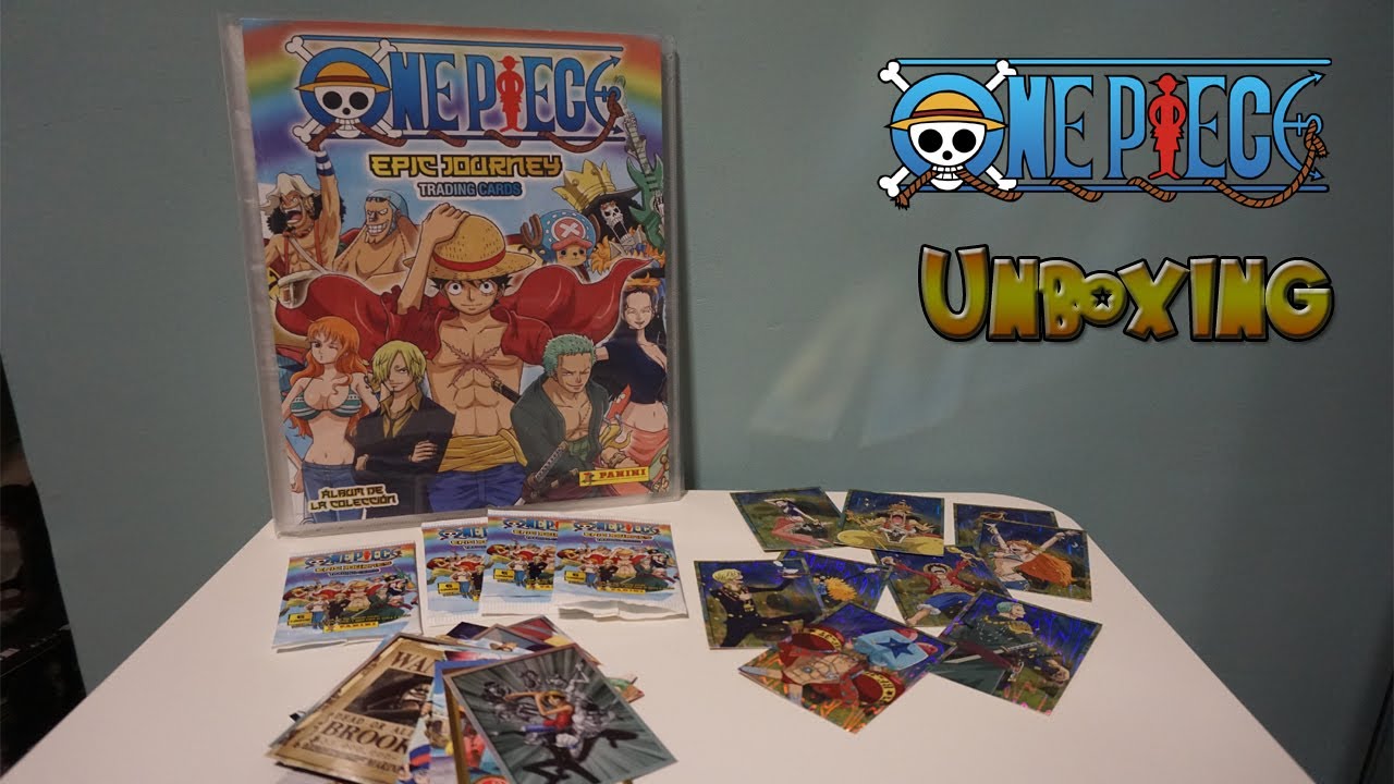 ONE PIECE EPIC JOURNEY TRADING CARDS PACK DE LANZAMIENTO PANINI