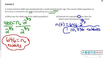 4.6:  Modeling with Exponential Functions