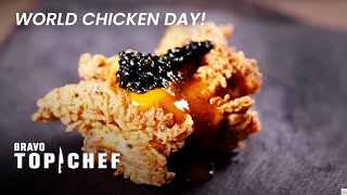 The Best Fried Chicken Dishes (Mashup) | 🍗 World Chicken Day 🍗 | Top Chef
