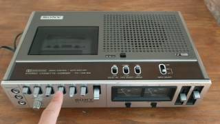 Vintage Sony Stereo Cassette-Corder TC-152 SD