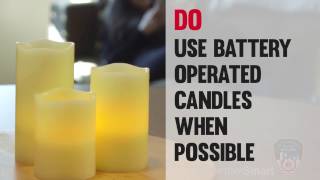 Flameless Candle Safety PSA
