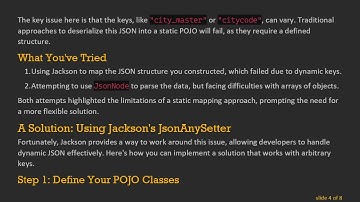 Solving the Dynamic JSON Data Mapping Challenge in Java with Jackson