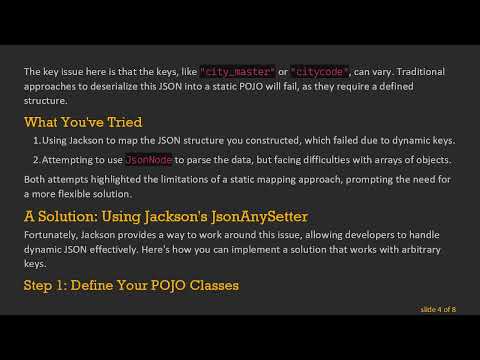 Solving the Dynamic JSON Data Mapping Challenge in Java with Jackson