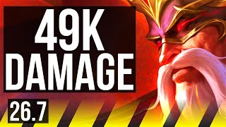 ZILEAN &amp; Singed vs APHELIOS &amp; Nami (ADC) | 49K damage | EUW Diamond | 26.7