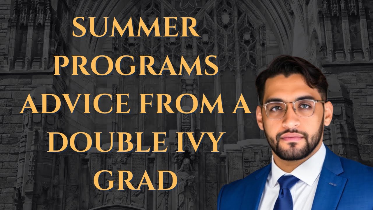 How to get into Prestigious High School Summer Programs - YouTube