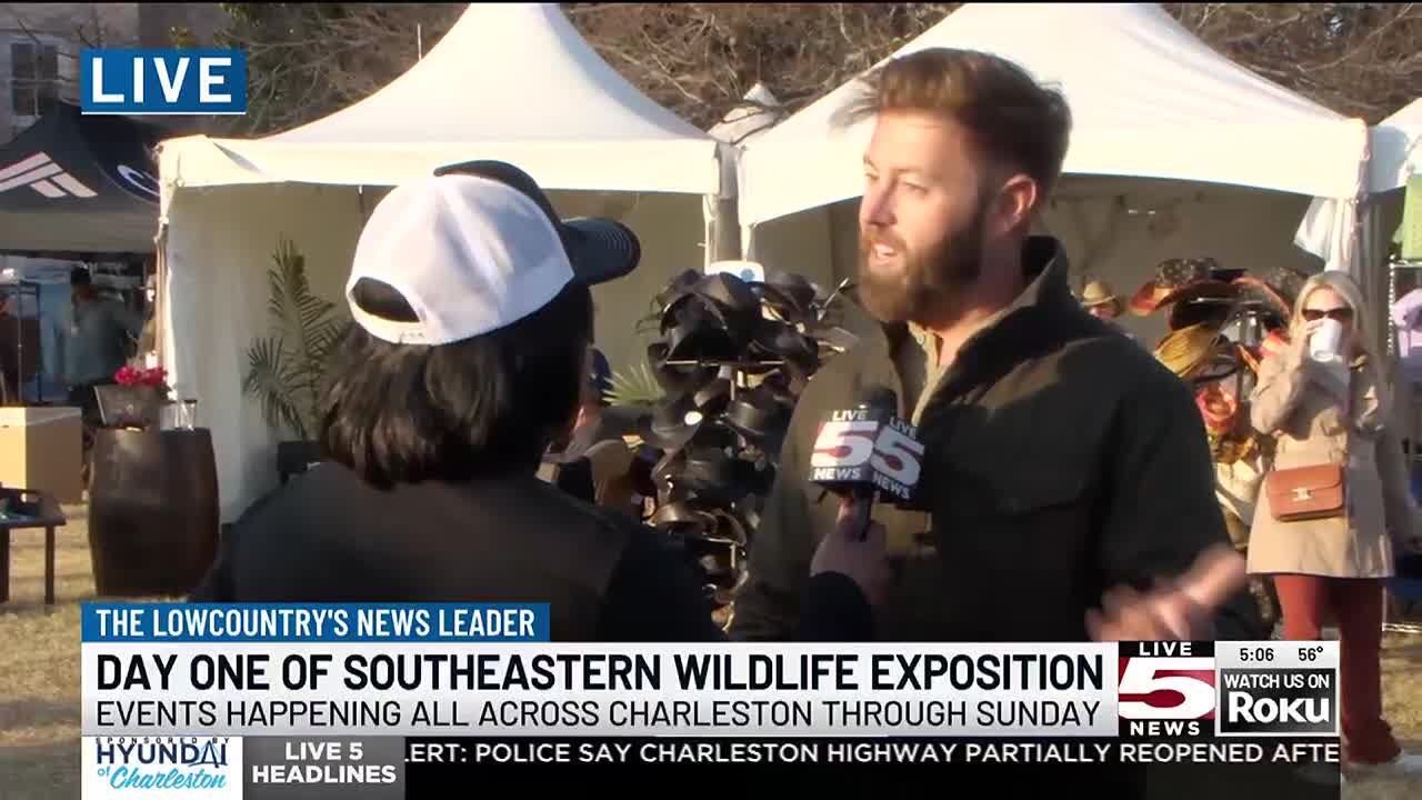 VIDEO: Day one of the Southeastern Wildlife Exposition with wildlife biologist Forrest Galante