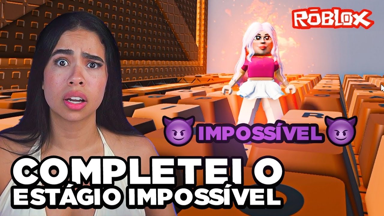 ZEREI OS ESTÁGIOS IMPOSSÍVEIS DO PARKOUR DE TECLADOS NO ROBLOX