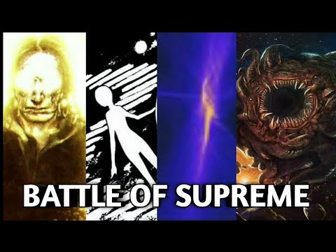 One above all vs Azathoth vs Scp-3812 vs The Creator, Battle of supreme