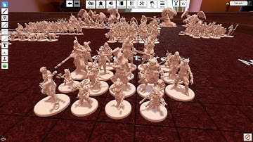 Velrock Art Miniatures in Tabletop Simulator