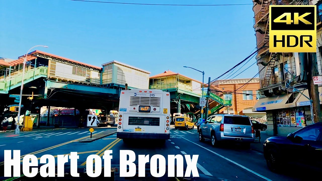 New York City DrivingHeart of the BronxMott HavenTremontCrotona ParkFordhamZoo YouTube