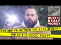 STROBE FUNCTION ON FLASHLIGHTS- WHAT&#39;S IT FOR?