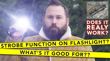 STROBE FUNCTION ON FLASHLIGHTS- WHAT