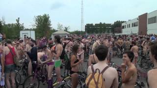 2012 Philly Naked Bike Ride Pre-Ride Preparations