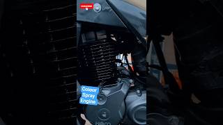 HERO XTREME BIKE #modification #SYLENSER#spray #paint #black #colour #best #modification #shorts ##