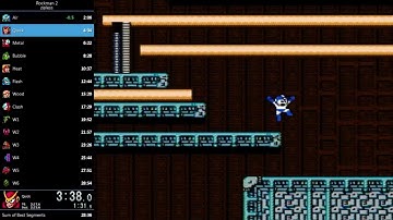 Mega Man 2 (Difficult) - World Record Zipless Speedrun in 28:50 by Ellonija