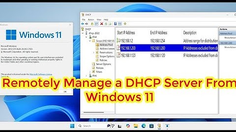 How to Remotely Manage a DHCP Server from Windows 11 Using RSAT