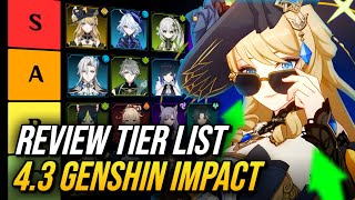 Gua HERAN, 2 Karakter Ini Kok Rendah? Review Tier List Genshin Impact Indonesia 4.3 | Ditusi