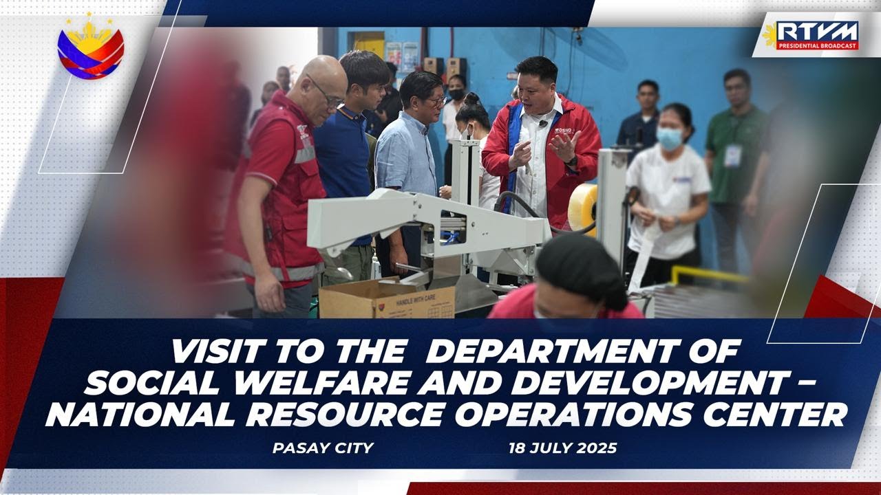 Visit to the Department of Social Welfare and Development - National Resource Operations Center