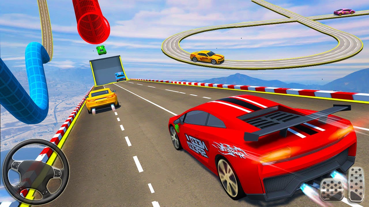 Jogo de carro de acrobacias extremo versão móvel andróide iOS apk