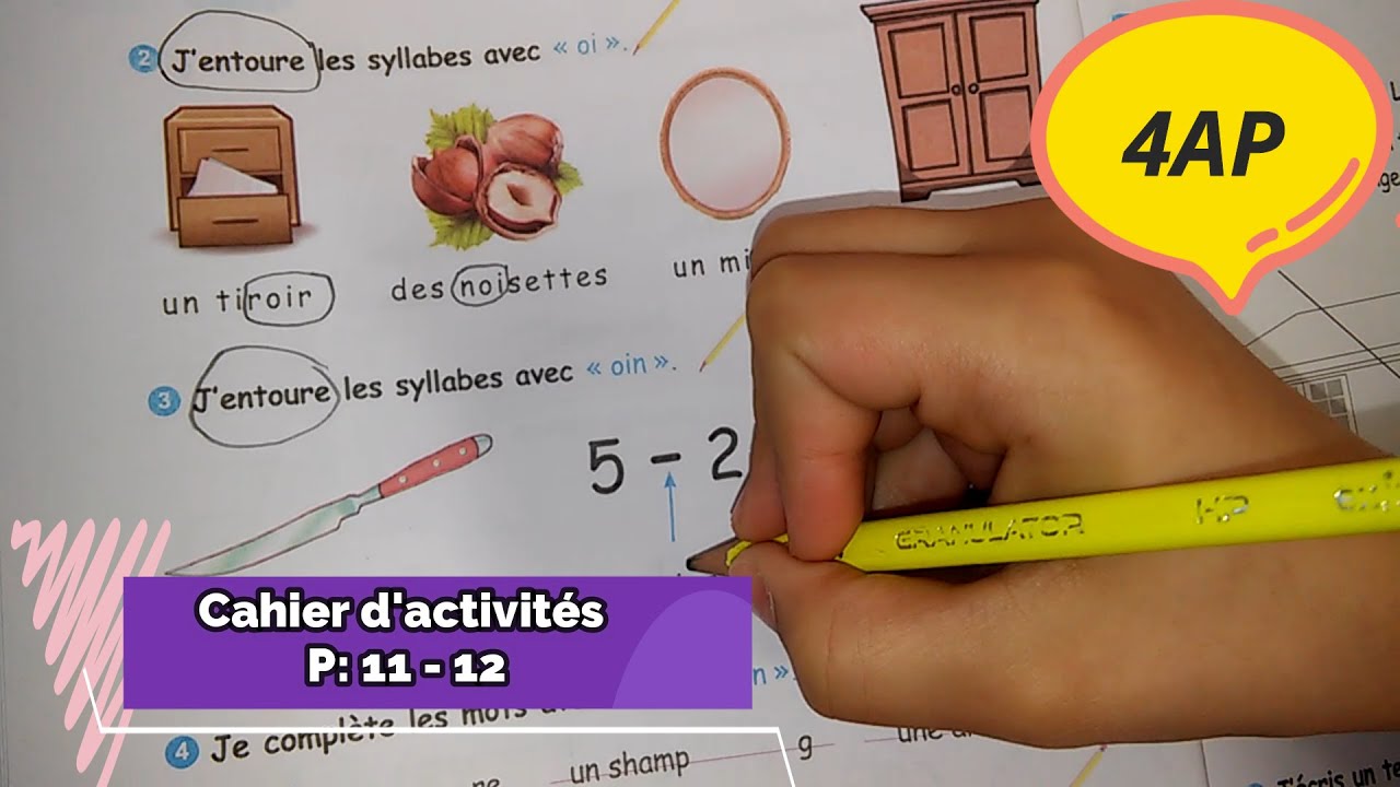 4 AP / Cahier d'activités Page 11- 12 - YouTube