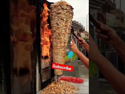 Turkish Shawarma #foodie #streetfood #viral #live