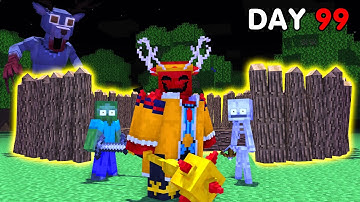 Cultist King vs The SAFEST BASE in 99 Nights in The Forest - Minecraft Animation