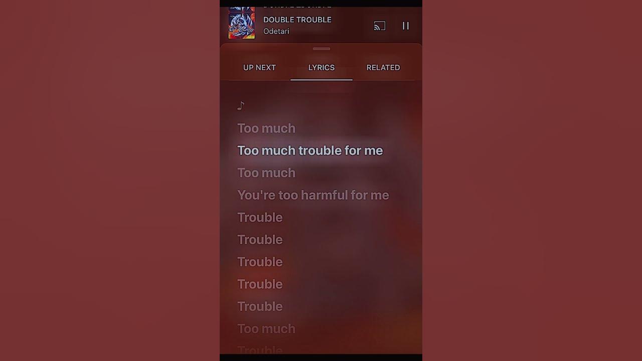 DOUBLE TROUBLE / by: Odetari / Follow me for more hot hits like