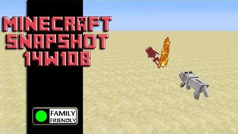 Minecraft 1.8 Preview | Snapshot 14w10b | Wolves Chase Skellies and New Scoreboard Objectives!