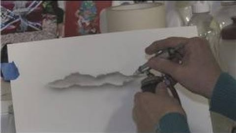 Airbrushing Techniques : How to Airbrush Clouds