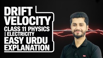Drift Velocity | Short & Easy Concept | Class 11 Physics (Electricity) | Urdu Explanation & Concept
