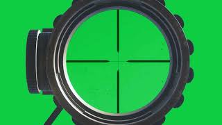Rifle Scope Green Screen Free Use