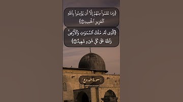 سورة البروج الآية ٩ و ١٠ بصوت الشيخ محمد صديق المنشاوي