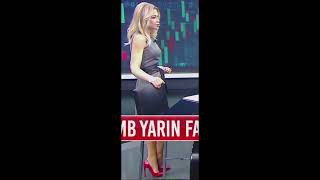 Turkish Tv Presenter Ebru Baki Shoeplay Dippingheelpopingfeetturkishtvnewsshoeplay