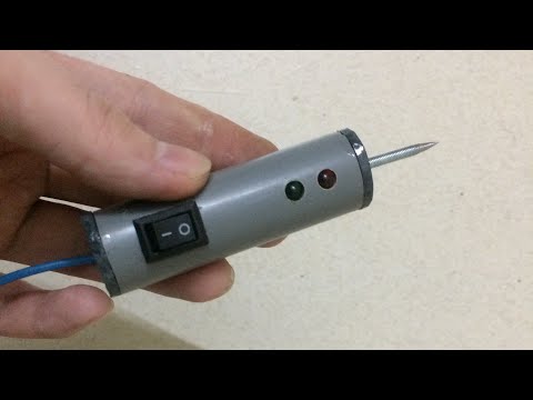 Bút thử điện xe máy độc đáo nhất vịnh Bắc Bộ do kỹ sư Vũ Thảo Nguyên thiết kế chế tạo.