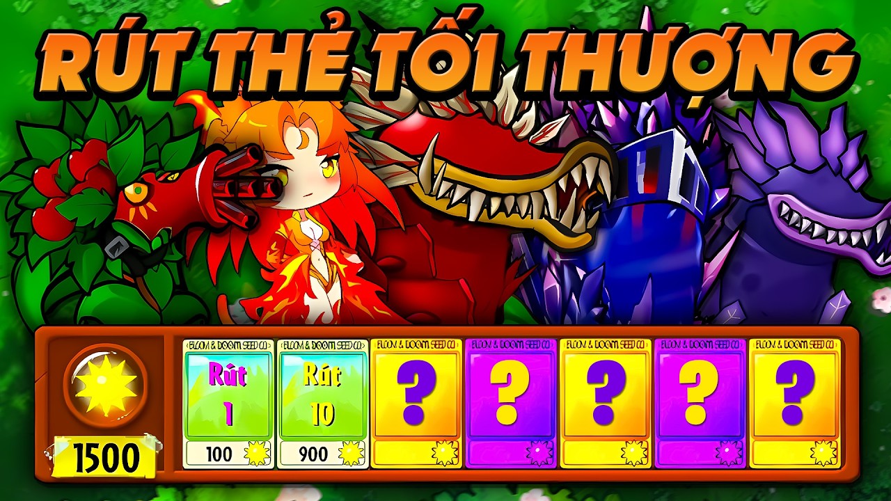 PVZ FUSION - RÚT THẺ TỐI THƯỢNG, ĐỘI QUÂN PLANTS HÙNG MẠNH NHẤT ĐỐI ĐẦU 1000 ZOMBIES