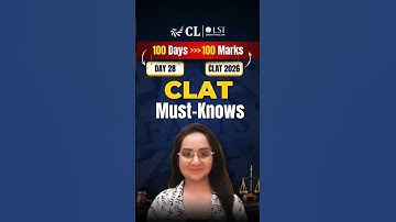 CLAT 2026 Exam: Myths & Reality | Preparation & Success Strategy | CL-LST | Day 28 #shorts