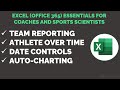 Excel essentials for coaches and sports scientists office 365
