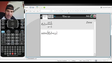 get NSPIRE...d:  Finding the Inverse of a Function