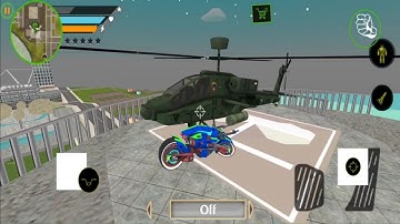 Robot Stickman Spider Rope Hero Bike Transform